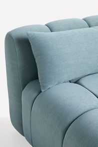 Slide View: 5: Kora Tufted Performance Woven Modular Armless Chair