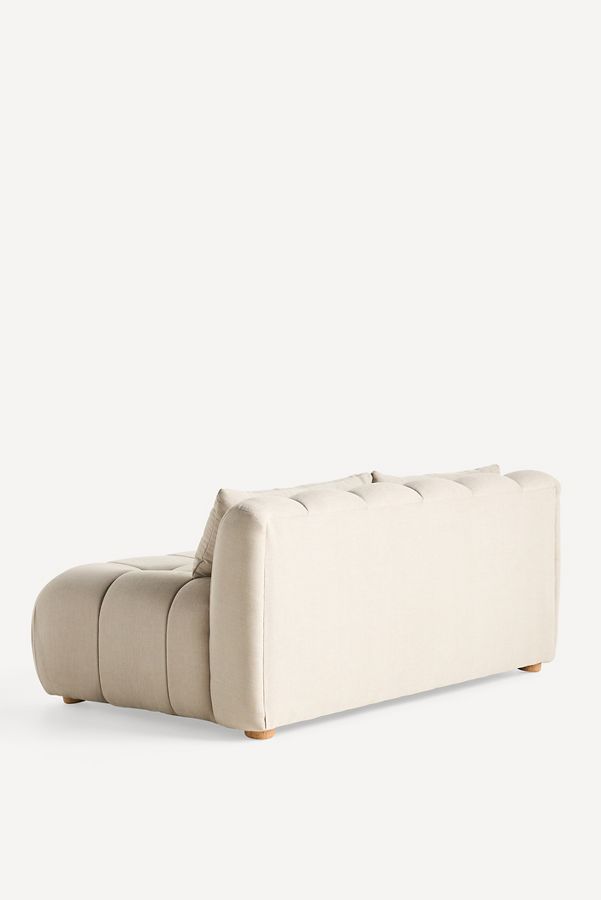 Slide View: 5: Kora Tufted Performance Woven Modular Armless Sofa