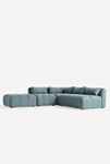 Thumbnail View 3: Kora Tufted Performance Woven Modular Armless Sofa