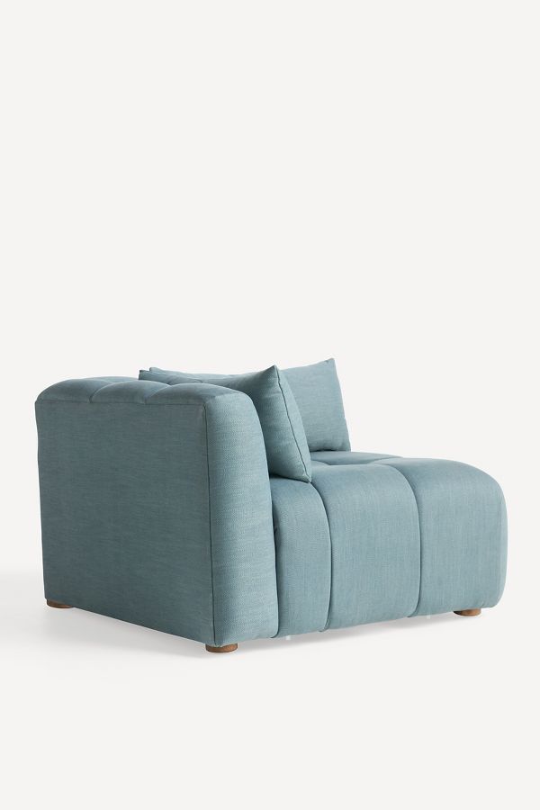 Slide View: 3: Kora Tufted Performance Woven Modular Corner Chair