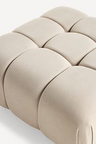 Slide View: 4: Kora Tufted Performance Woven Ottoman