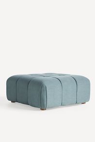 Slide View: 3: Kora Tufted Performance Woven Ottoman