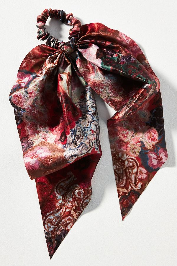 Slide View: 1: Kachel Floral Hair Scarf Scrunchie