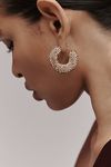 Thumbnail View 2: Pavé Hoop Earrings