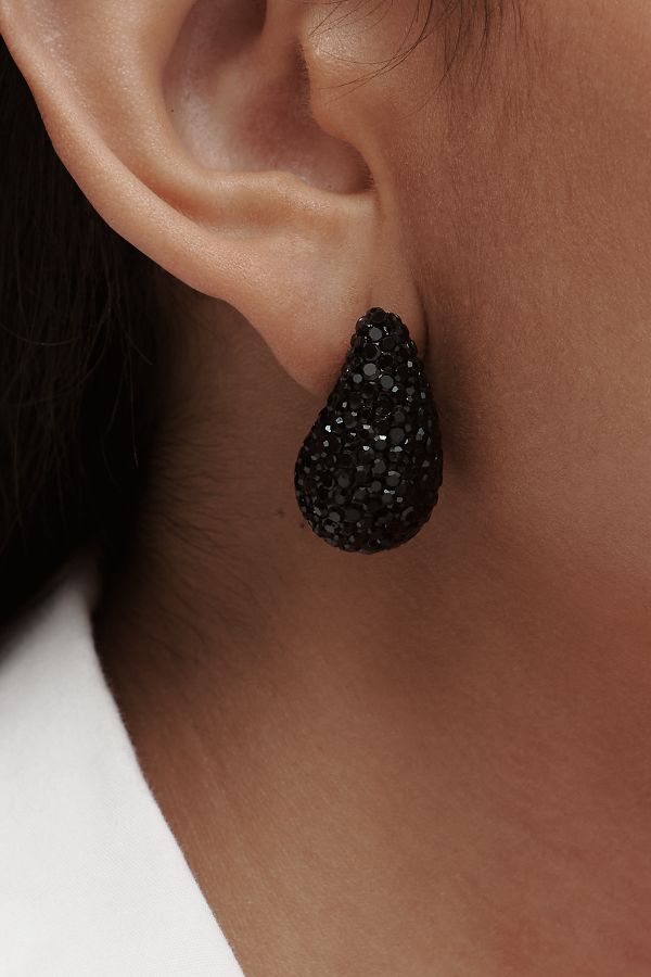 Slide View: 2: The Petra Drop Earrings: Pavé Edition