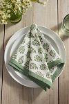 Thumbnail View 2: Samira Cotton Napkins, Set of 4 Green