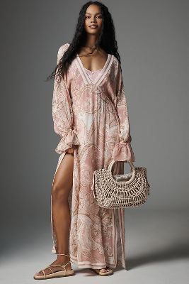 Hemant & Nandita Long-Sleeve Maxi Dress