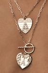 Thumbnail View 1: Monogram Heart Charm Necklace