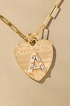 Thumbnail View 4: Monogram Heart Charm Necklace