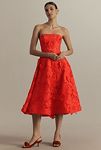 Thumbnail View 1: Helsi Florence Floral Appliqué Strapless Midi Dress