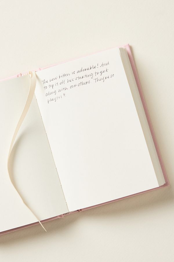 Slide View: 2: Rifle Paper Co. Birth Month Embroidered Mini Hardcover Journal