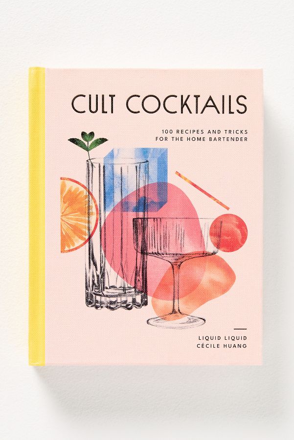 Slide View: 1: Cult Cocktails Hardcover Book