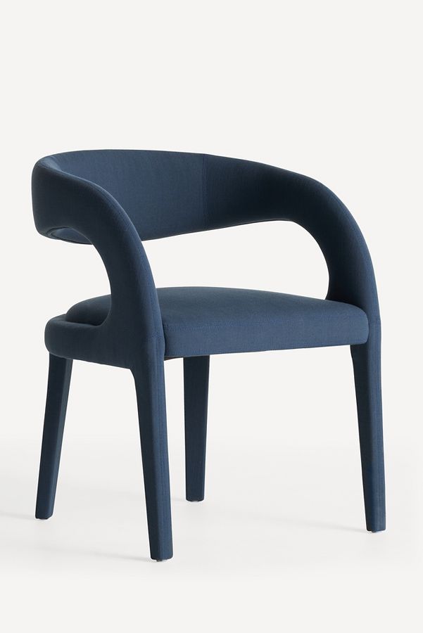 Slide View: 3: Hagen Performance Linen Dining Chair