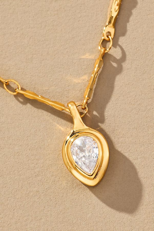 Slide View: 2: Luv Aj Bezel Link Necklace