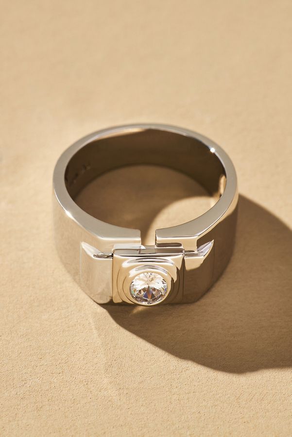 Slide View: 1: Luv Aj Statement Crystal Ring