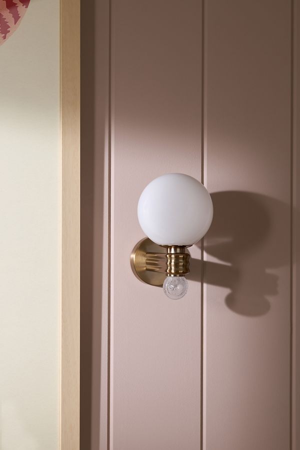 Slide View: 2: Harper Brass Single Sconce