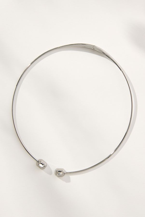 Slide View: 1: Crystal Collar Necklace