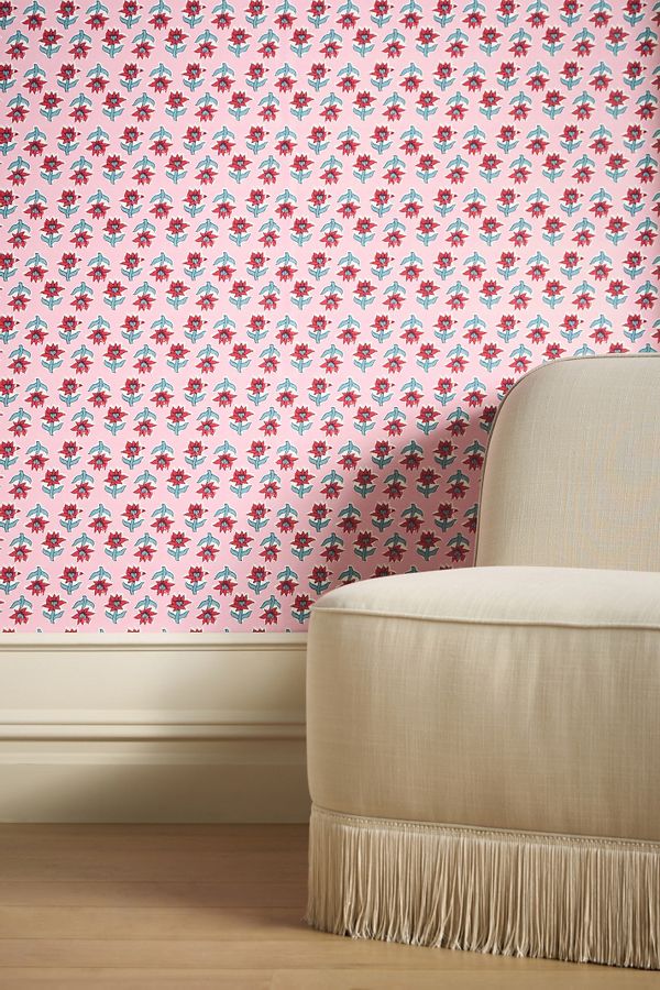 Slide View: 1: Furbish x Mitchell Black Sabrina Wallpaper