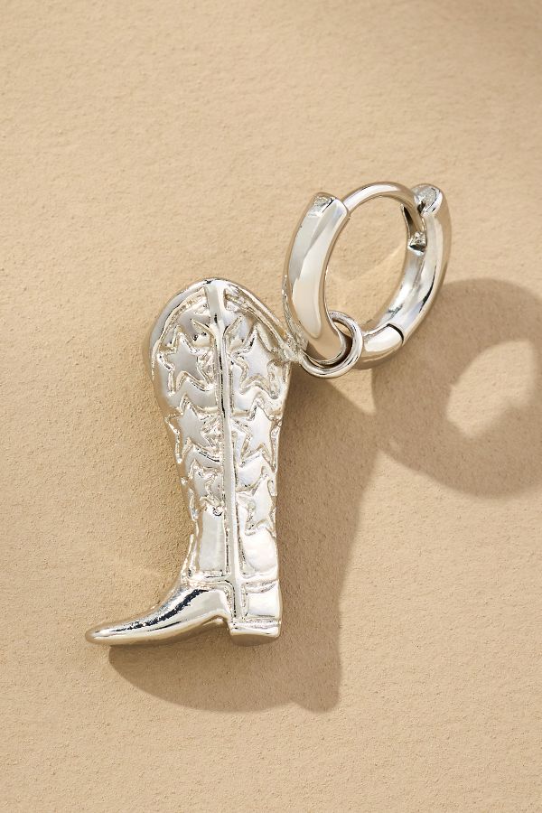 Slide View: 2: Western Boot Charm Earrings