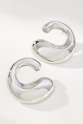 Wavy Sculptural Post Earrings