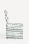 Thumbnail View 4: Savannah Block-Print Linen Slipcover Dining Chair