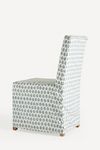 Thumbnail View 5: Savannah Block-Print Linen Slipcover Dining Chair