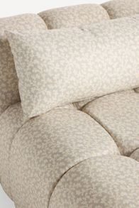 Slide View: 6: Kora Tufted Irena Print Armless Chair