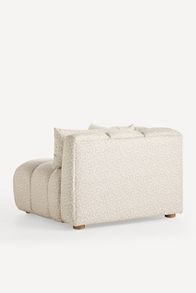 Slide View: 4: Kora Tufted Irena Print Corner Chair