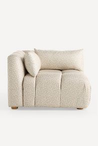 Slide View: 5: Kora Tufted Irena Print Corner Chair