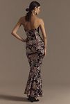 Thumbnail View 2: Dress The Population Paris Sequin Ruffle Strapless Maxi Dress