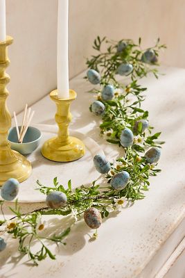 Robin Eggs Iron Garland