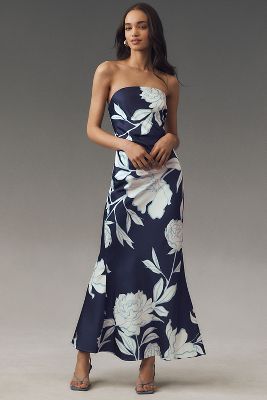 Significant Other Lucile Strapless Fit & Flare Maxi Dress