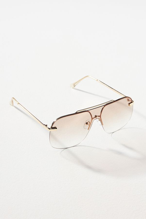 Slide View: 2: AIRE Venatici Wire Aviator Sunglasses