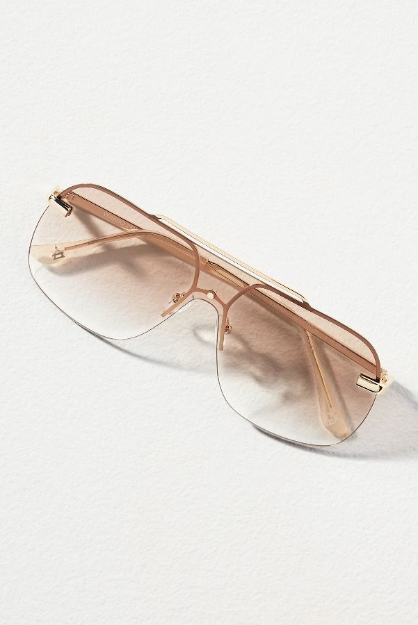 Slide View: 1: AIRE Venatici Wire Aviator Sunglasses