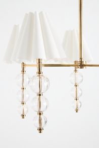 Slide View: 3: Giulia Cut-Glass Shaded Chandelier