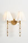 Thumbnail View 2: Giulia Cut-Glass Shaded Double Sconce