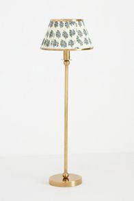 Slide View: 2: Lee Brass Buffet Table Lamp