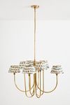 Thumbnail View 2: Lee Shaded Brass Chandelier