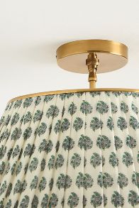 Slide View: 5: Lee Brass Semi-Flush Mount Pendant