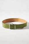 Thumbnail View 1: Square-Buckle Suede Belt