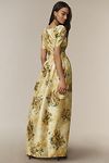 Thumbnail View 3: BHLDN Aurora Puff-Sleeve Taffeta Maxi Dress