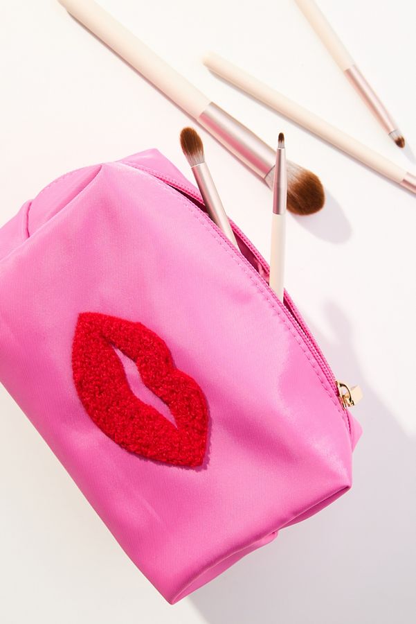 Slide View: 2: Shiraleah Cara Lips Zip Pouch