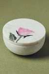 Thumbnail View 2: Inlaid Flower Marble Trinket Box