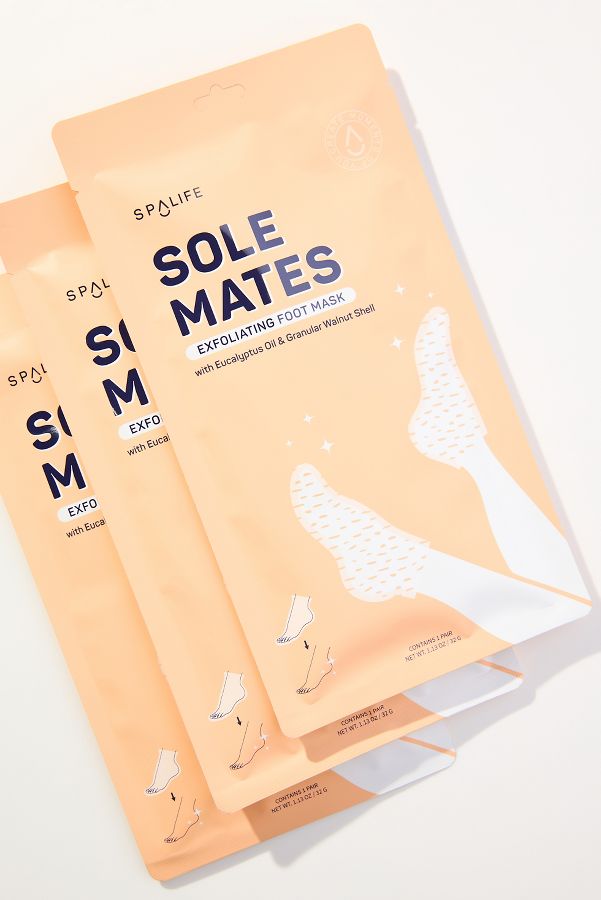 Slide View: 1: SpaLife Sole Mates Exfoliating Foot Mask