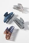 Thumbnail View 1: Resin Hair Claw Clips, Set of 4