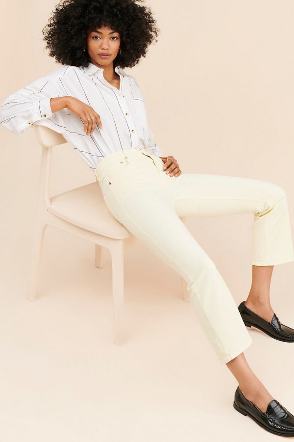 Slide View: 1: Closed Hi-Sun Crop Flare Jeans