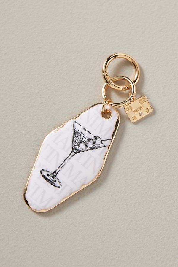 Slide View: 1: Motel Key Bag Charm