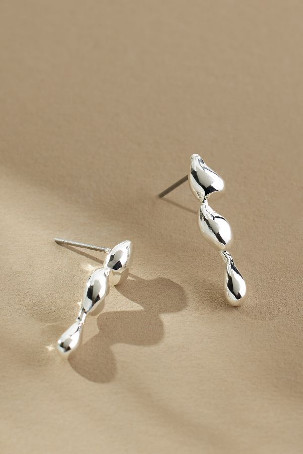 Slide View: 1: Mini Bean Drop Earrings