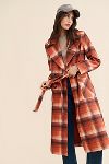 Thumbnail View 1: NVLT Plaid Print Overcoat