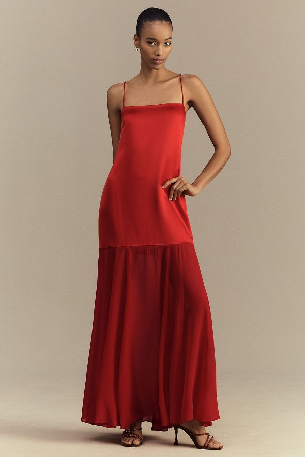 Slide View: 1: Shona Joy Moraya Drop-Waist Maxi Dress